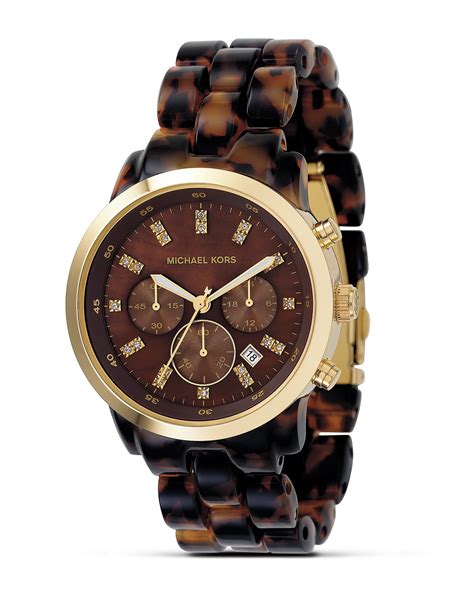 michael kors tortoiseshell bracelet watch|michael kors pave bracelet.